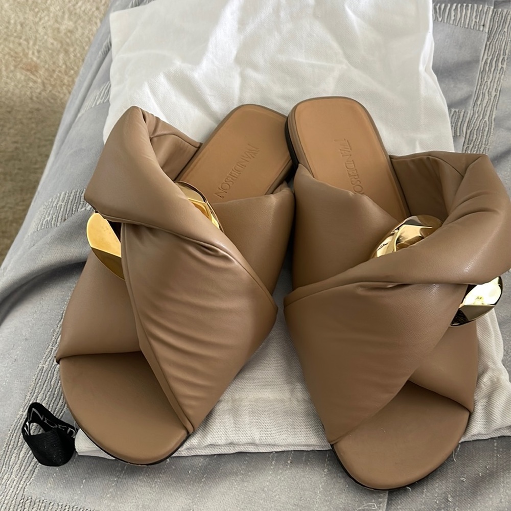 JW Anderson Twist Flat mules